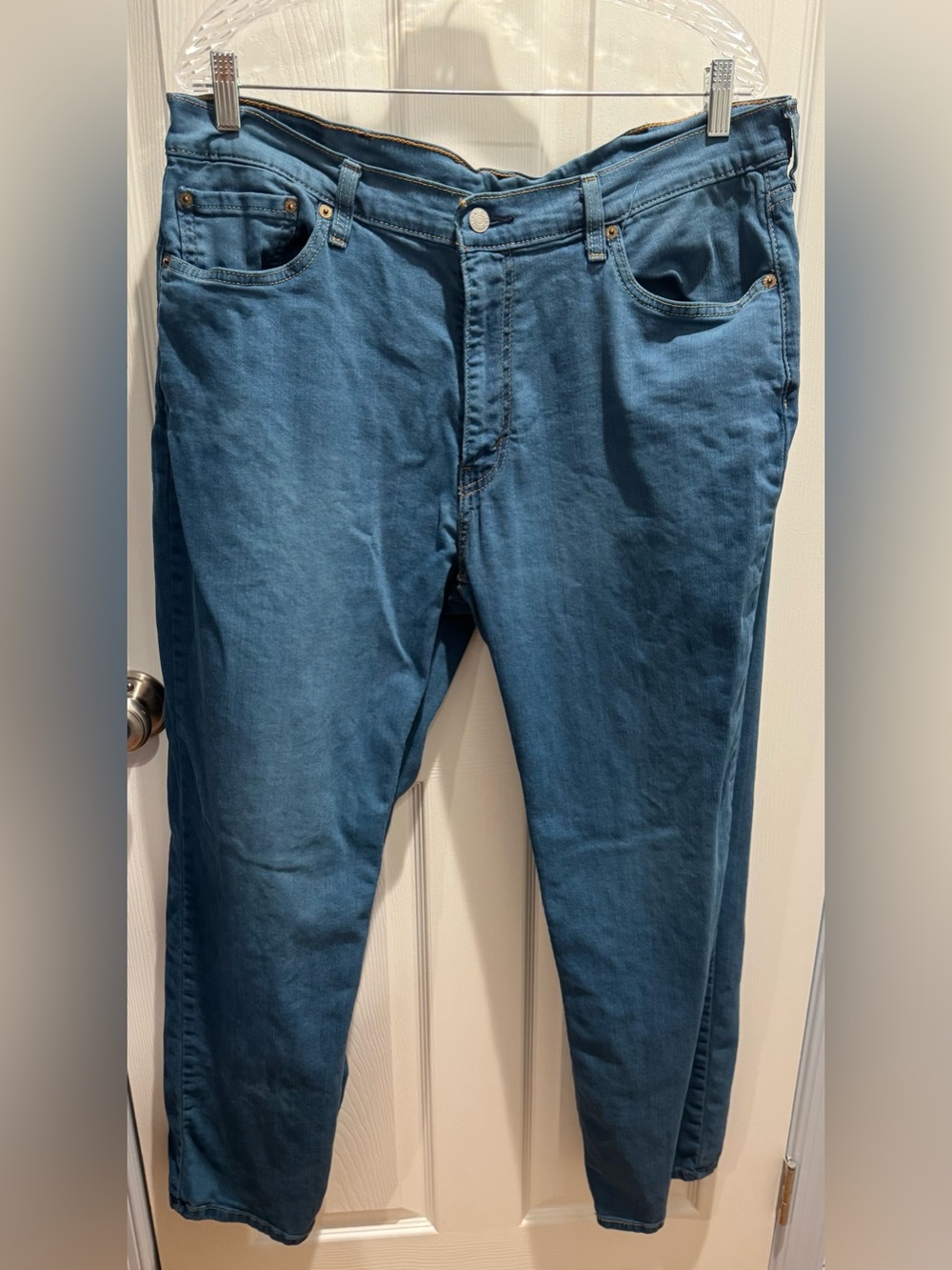 NWOT Levi's Men’s Slim Straight Jeans in Teal-Blue Size 38W 32L